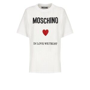 Moschino White Cotton T-Shirt - NWT